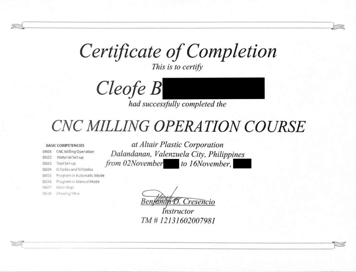 CNC Millling